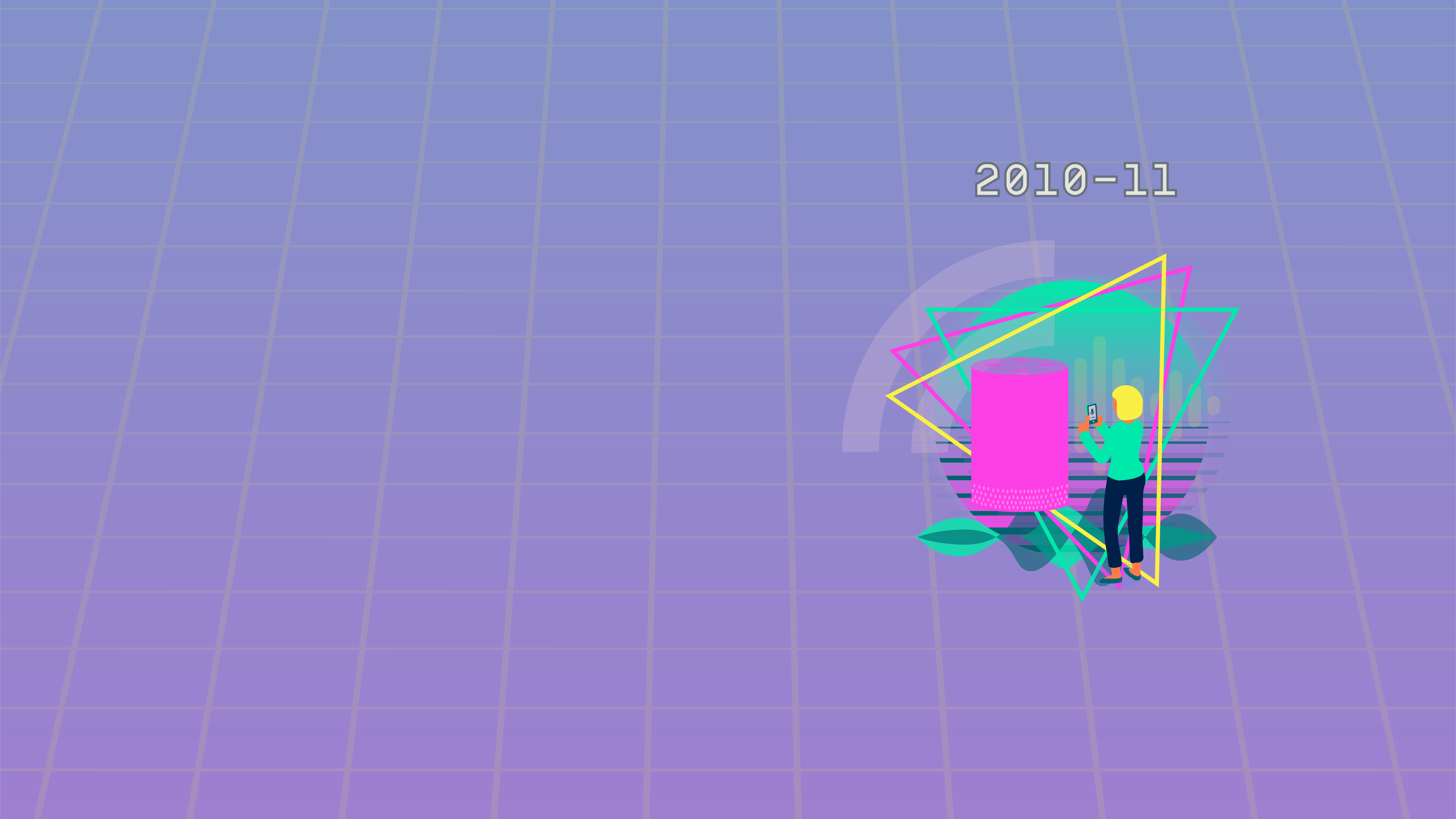 Graphic illustration of smart virtual assistants 