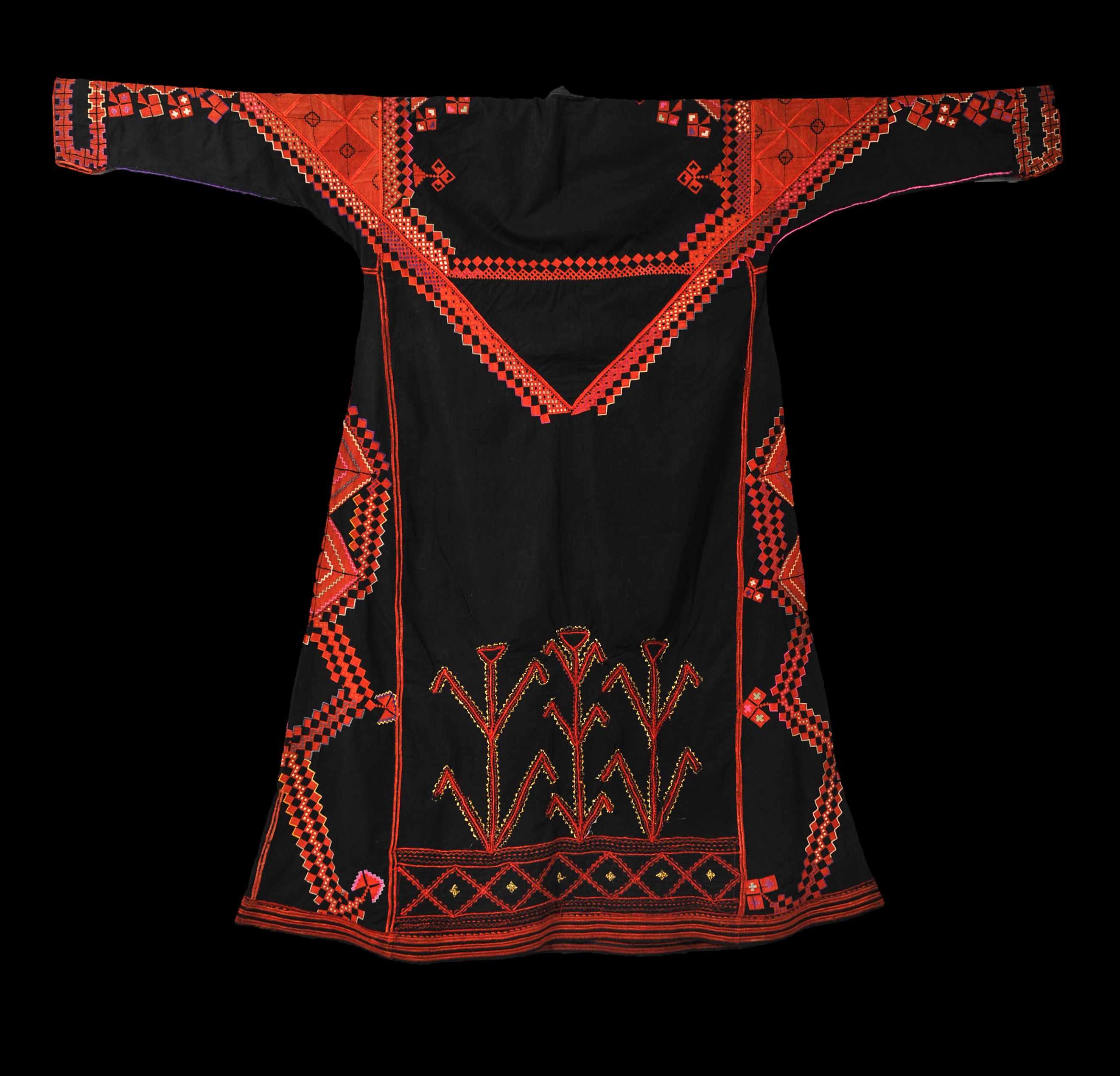 The back of a dress from Syria.