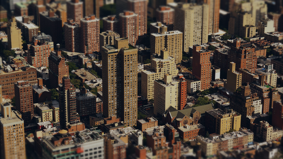 Aerial view of cityscape