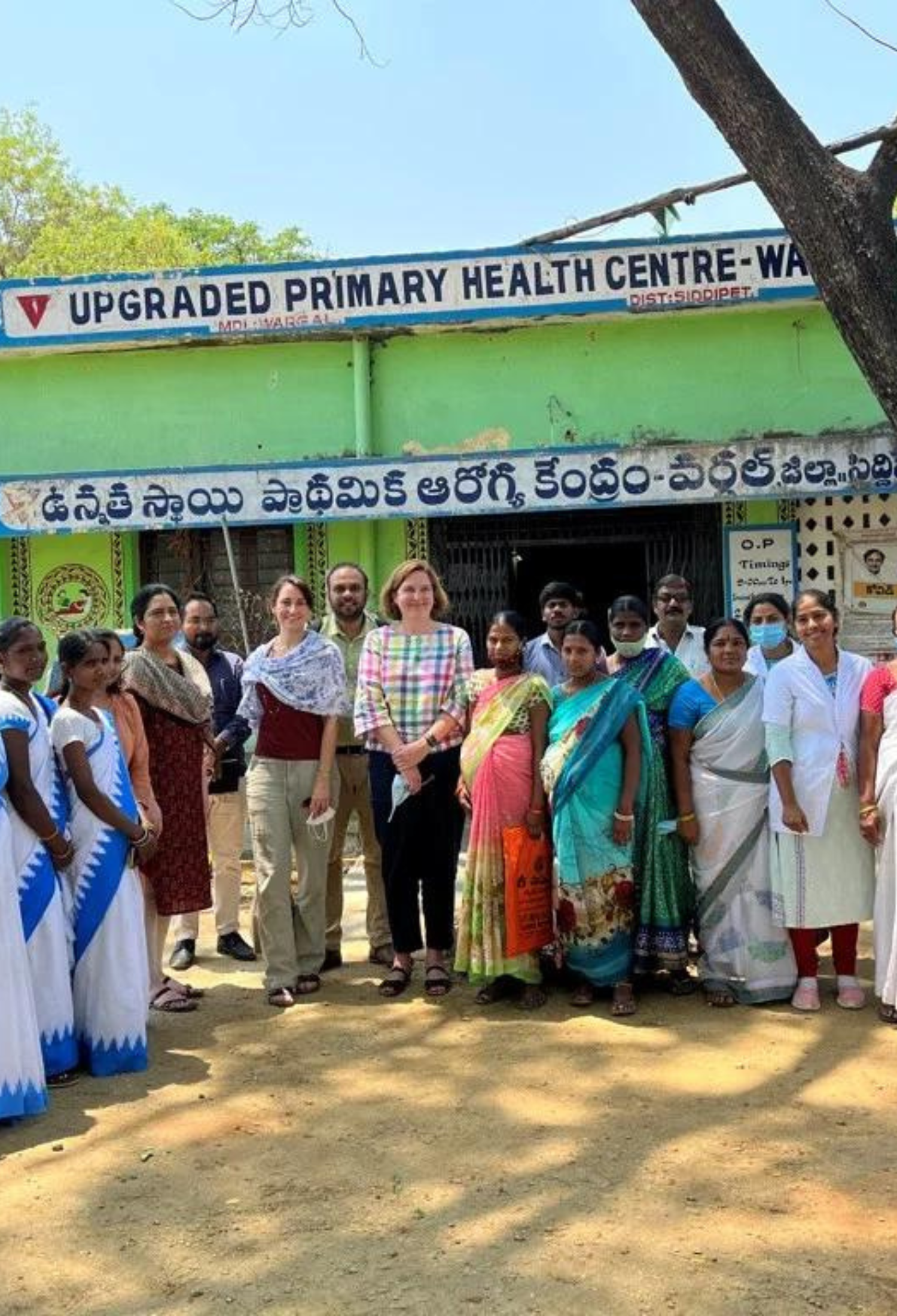 a group of women and researchers in India