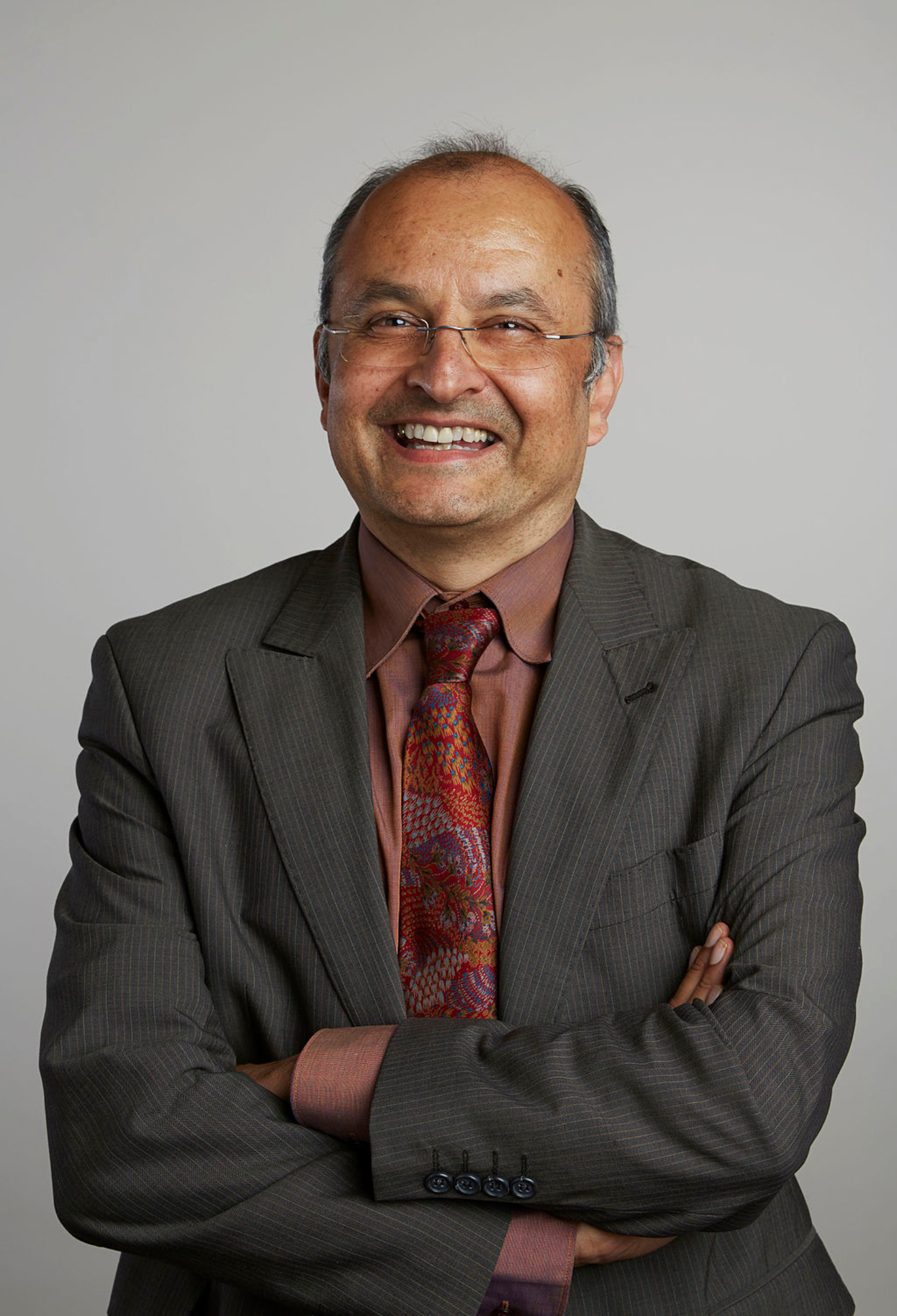 Portrait of Professor KJ Patel from the Royal Society